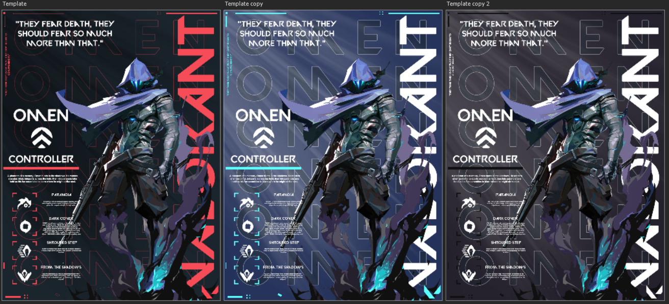 Valorant Omen poster