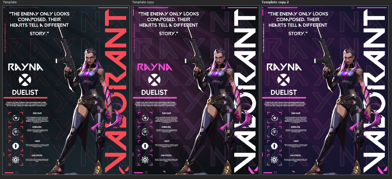 Valorant Rayna poster