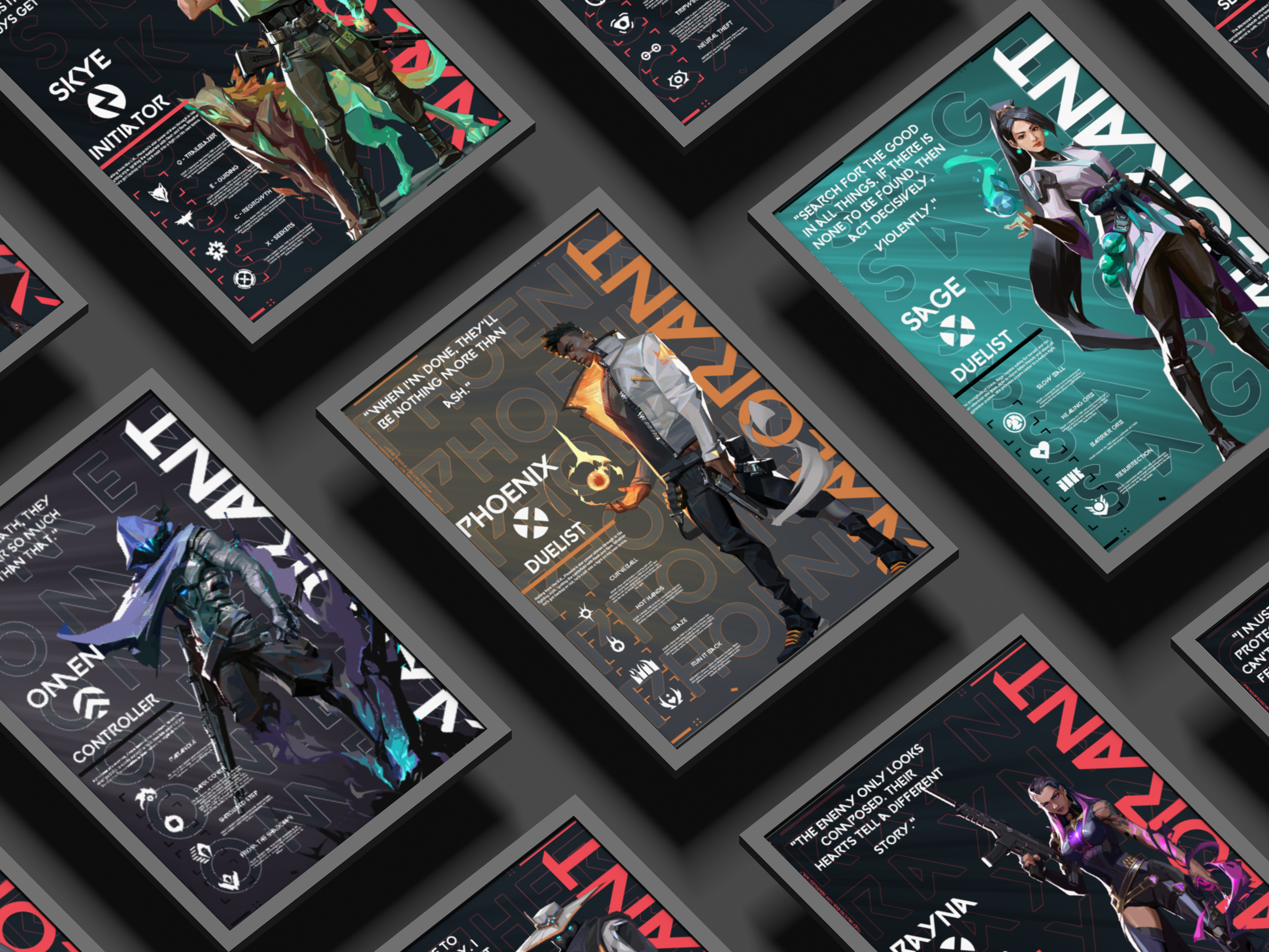 Valorant poster mockup preview