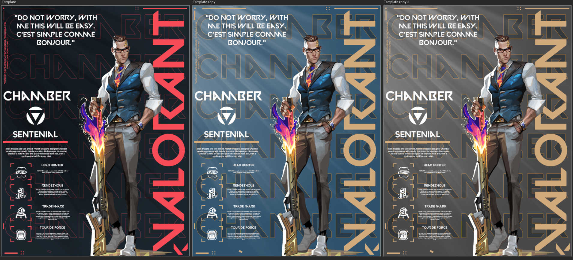 Valorant Chamber poster