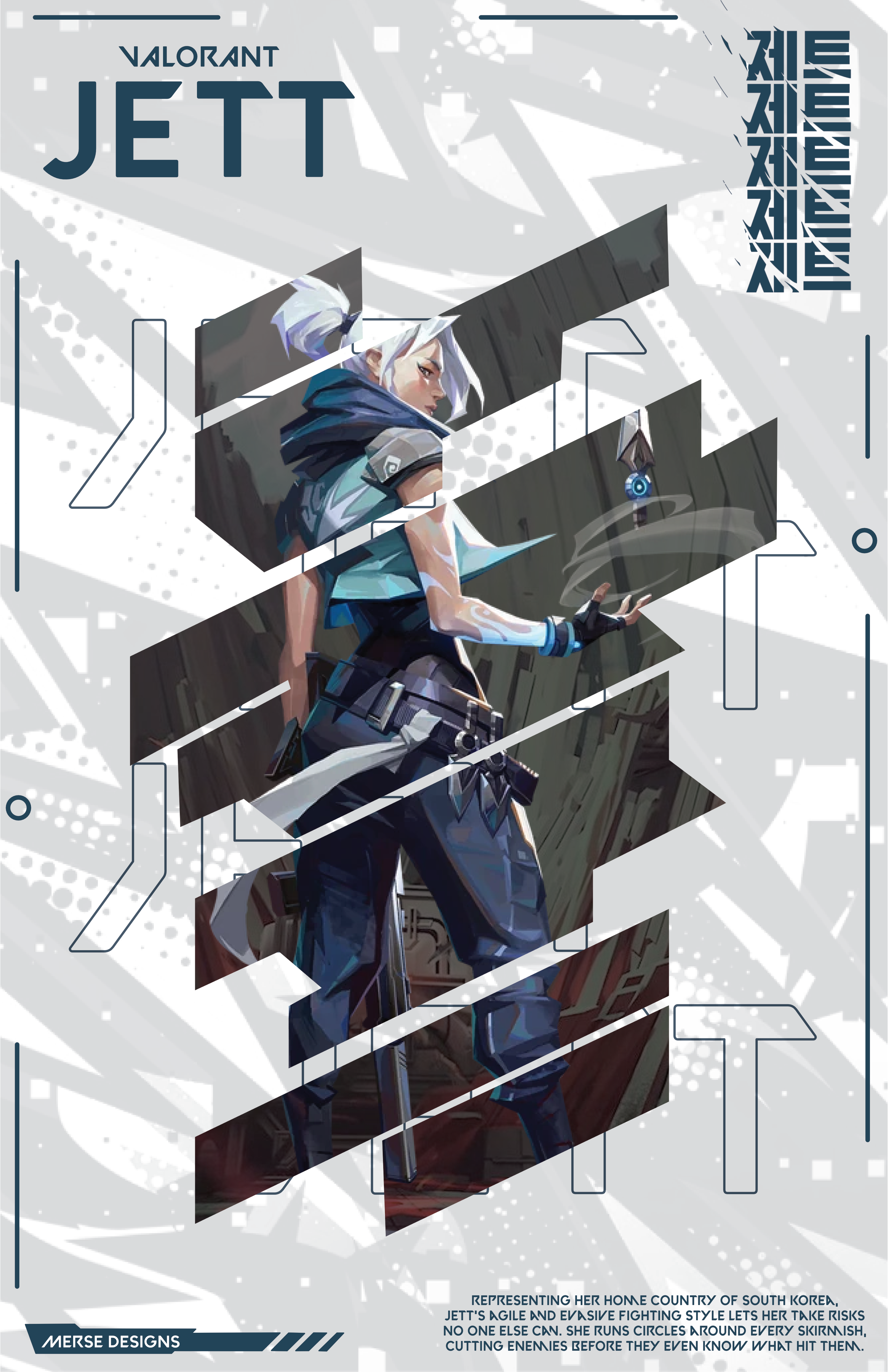 Valorant Jett poster