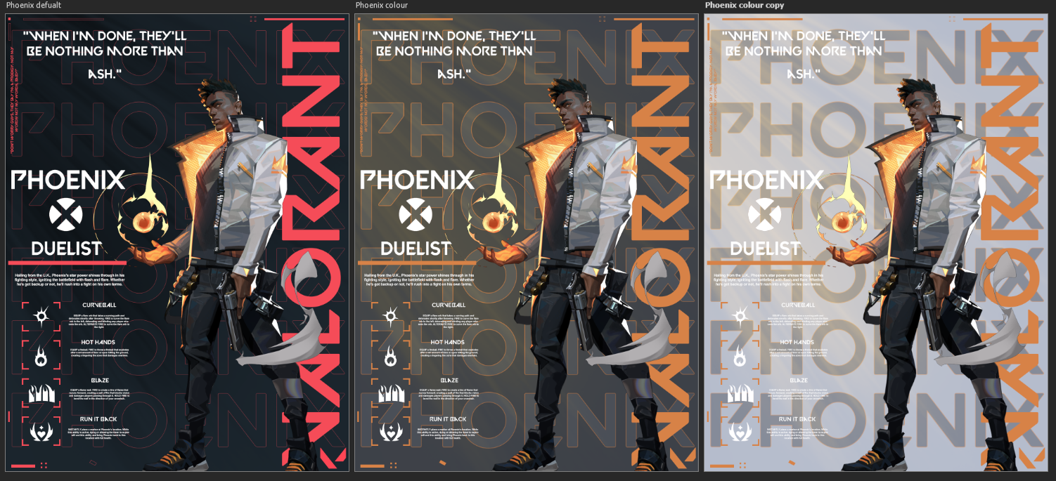 Valorant Phoenix poster