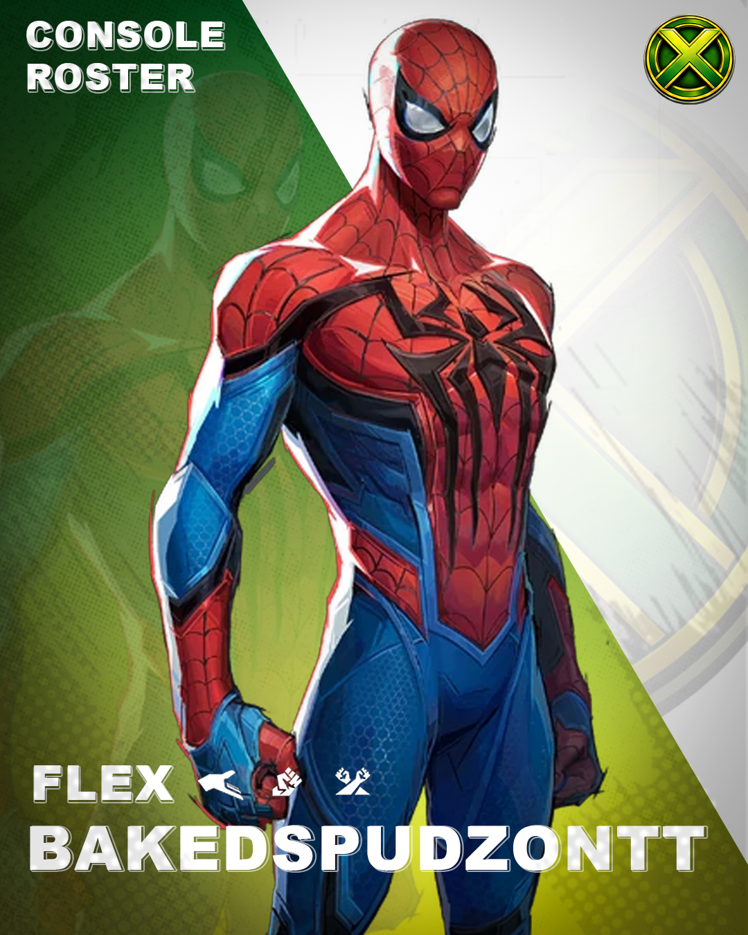 Trading card logo and asset presentation